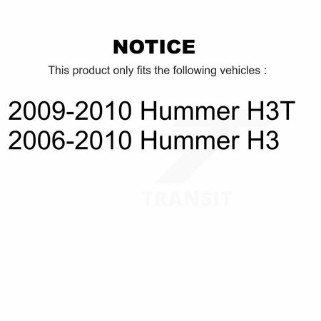 Cmx Rear Ceramic Disc Brake Pads For Hummer H3 H3T CMX-D1120